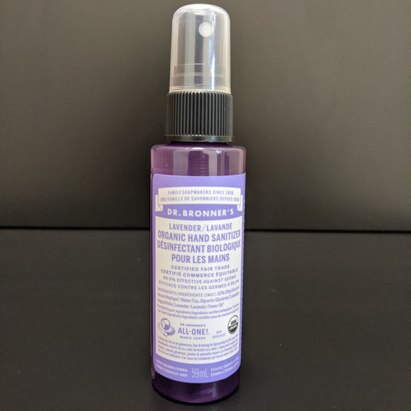Dr. Bronner's - Hand Sanitizer Spray- Lavender