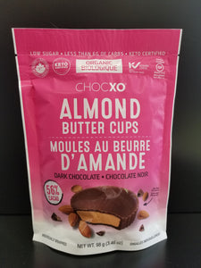 ChocXO- Dark Chocolate Almond Butter Cups