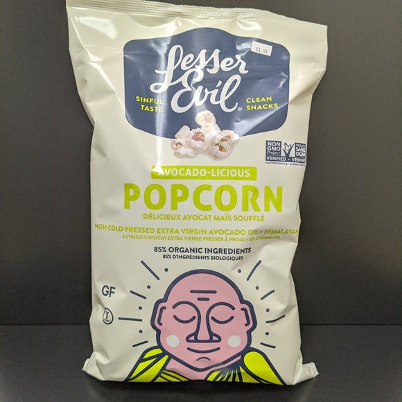 Lesser Evil Popcorn - Avocado-licious