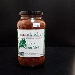 Mia's Kitchen Kale Pasta Sauce