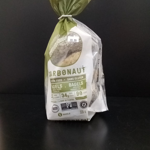 Carbonaut Gluten Free Bagels - Seeded Herb & Garlic