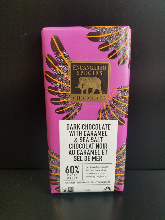 Endangered Species- Dark Chocolate- Caramel Sea Salt