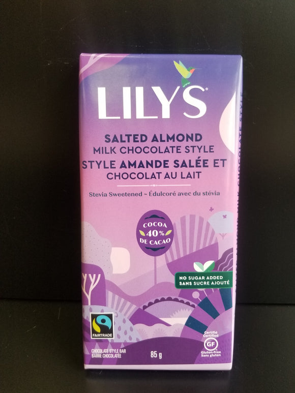 Lily's- Milk Chocolate- Salted Almond